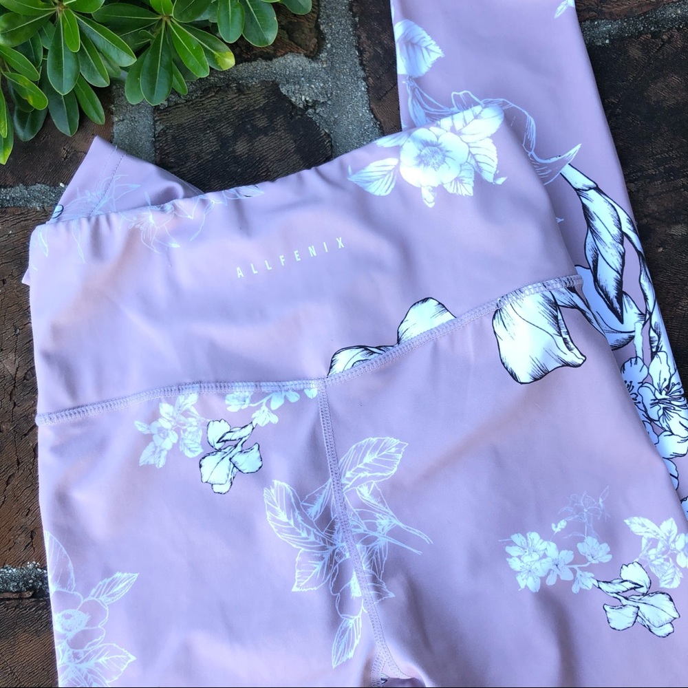 All Fenix floral high rise leggings size XS - Picture 2 of 8